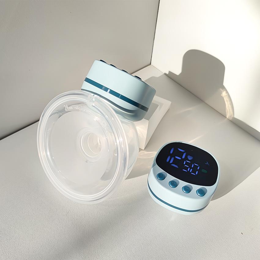 Hands-Free Wearable Electric Breast Pump with Integrated Massage – Painless, Fully Automatic, Portable Milk Extractor.