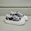 Platform Canvas Sneakers for Women Lace Up Running Walking Shoes Tennis Shoes Casual Breathable Sneaker Slip on Lightweight Sport Canvas Shoes