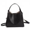 2025 Autumn Winter New Cowhide Vegetable Basket Bag Single Shoulder Handbag Genuine Leather Women's Bag Commuter Crossbody Bag