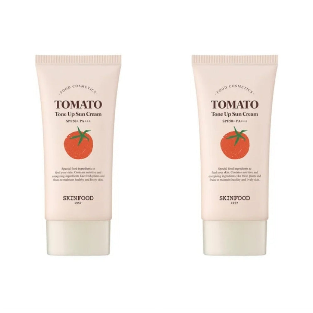 SKINFOOD Tomato Tone Up Sun Cream SPF50+ PA+++ 50ml*1Pc/2Pcs/3Pcs/4Pcs