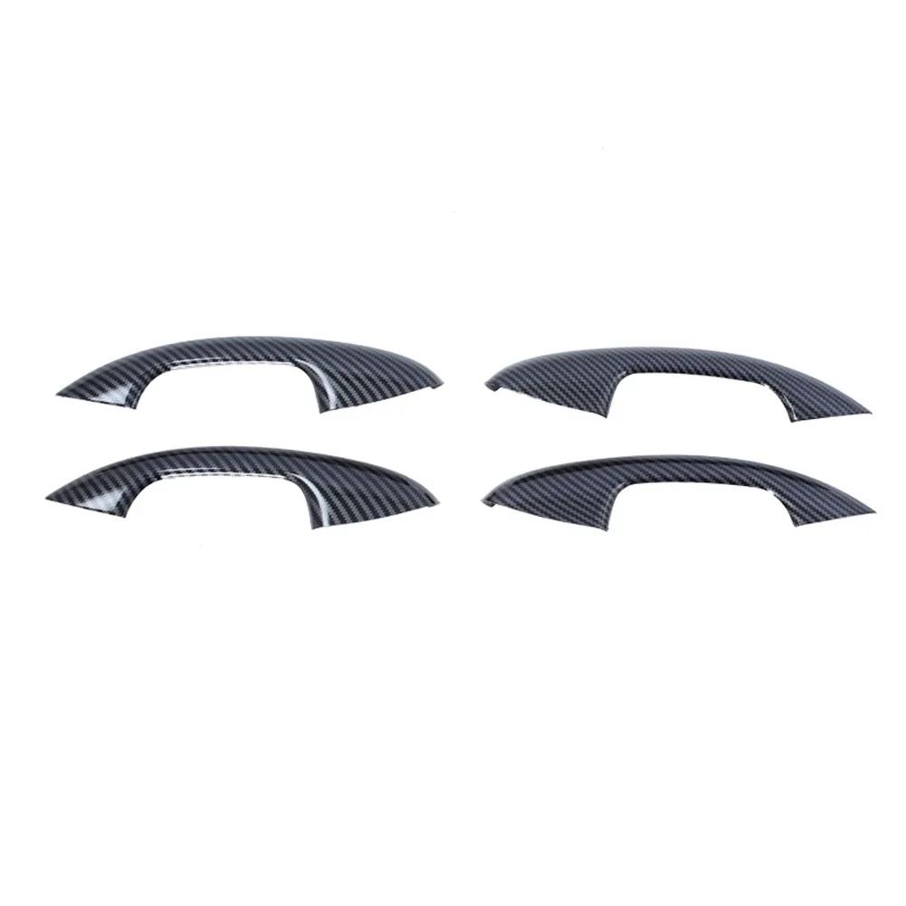 

Наклейка на ручку двери автомобиля, защитная пленка из углеродного волокна от царапин, автомобильные аксессуары для Mercedes Benz GLC C C200l C260L 2023