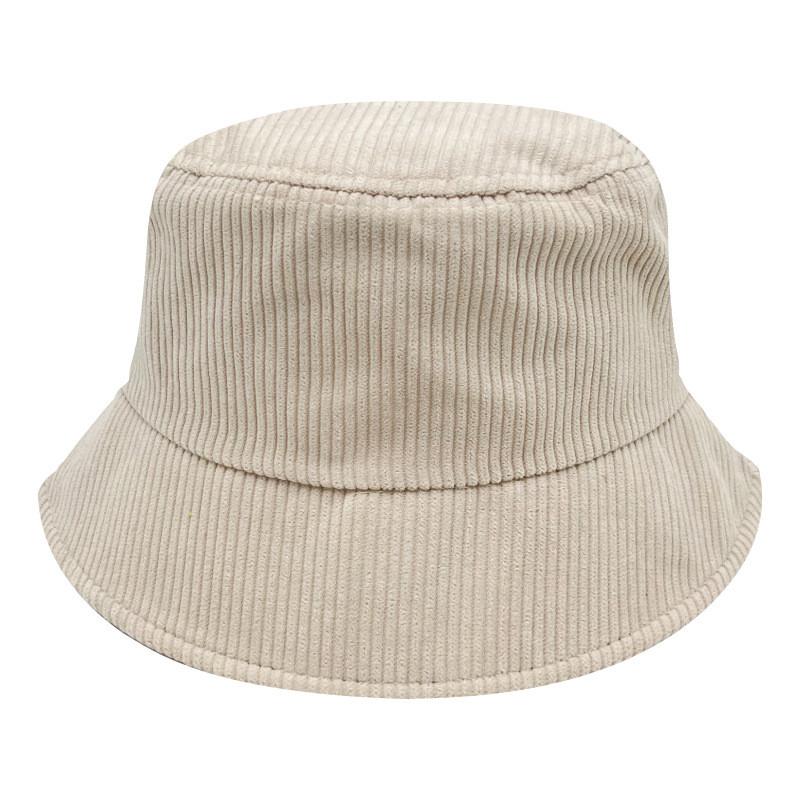 Winter Vintage Bucket Hat Couples Solid Color Insulated Breathable Sunshade Hat