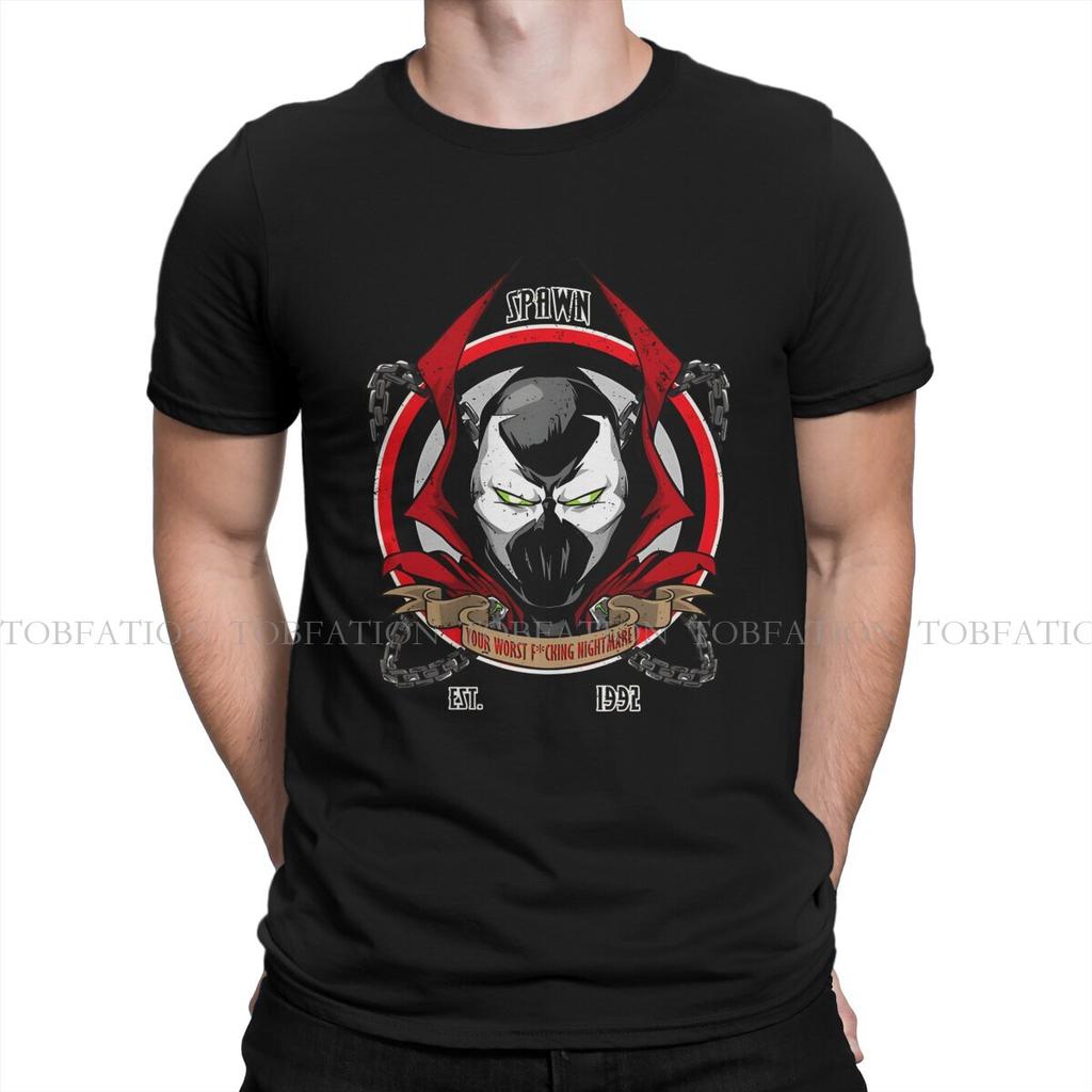 Your Worst Nightmare Men TShirt Spawn Comic Crewneck Short Sleeve 100 Cotton T Shirt Funny High Quality Birthday Gifts