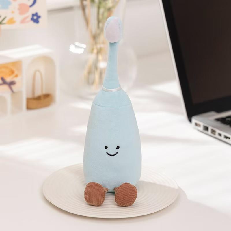 10/18/21cm Symulacja Zabawna Lalka Ząbek Pluszowa Wypchana Zabawka Ręcznie Robiona Kreskówka Anime Poduszka Poduszka Urocza Lalka Prezent na Święta dla Dzieci