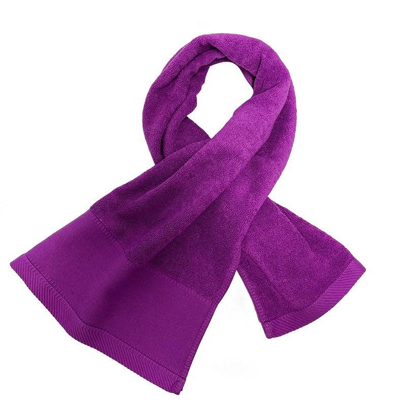 

Полотенце Gaoyang из чистого хлопка, спортивное полотенце, удлиненное и увеличенное, полотенце для лица из хлопка для фитнеса 32*110 фиолетовый