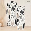 Women Plus Size Printed Two Piece Set Long Sleeve Open Front Cardigan Sleeveless Bodycon Dress