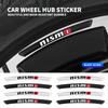 Car Wheel Eyebrow Sticker Car Wheel Sticker Car Exterior Accessories For Nismo Nissan Tiida Teana Skyline X-trail Almera Qashqai