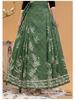 Guofeng Hanfu Set: Green Mamian Skirt & Ming Style Shirt - New Autumn Collection