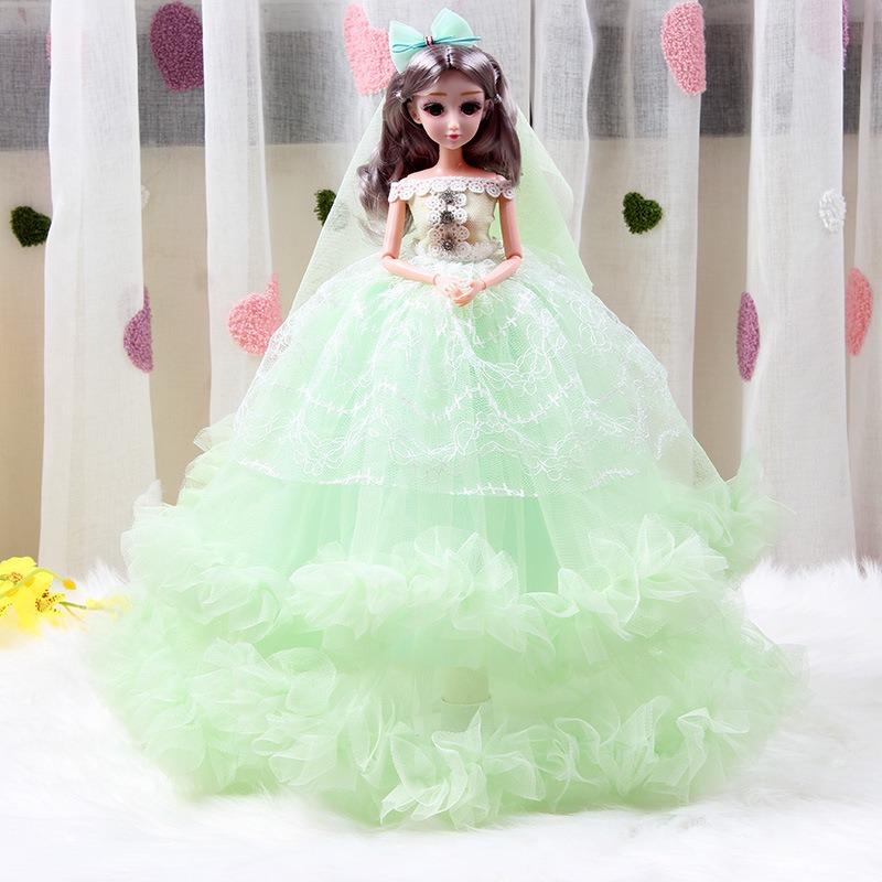 Cm Large Wedding Dress Princess Doll Toy Gift Set For Girls Kids