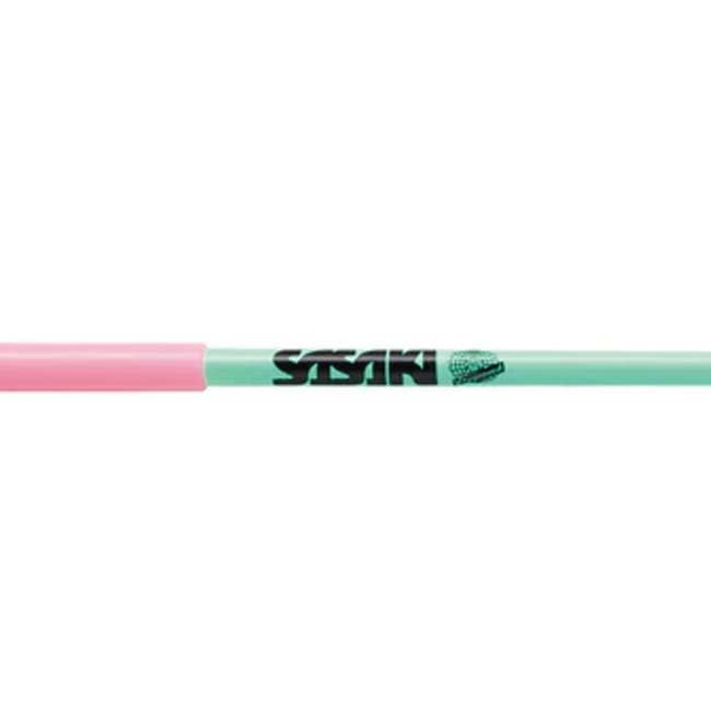 SASAKI Gymnastics Glass Stick FIG Gymnastics Ice Mint x M700JKF Stick, Short, (International Federation) Certified, Pink,