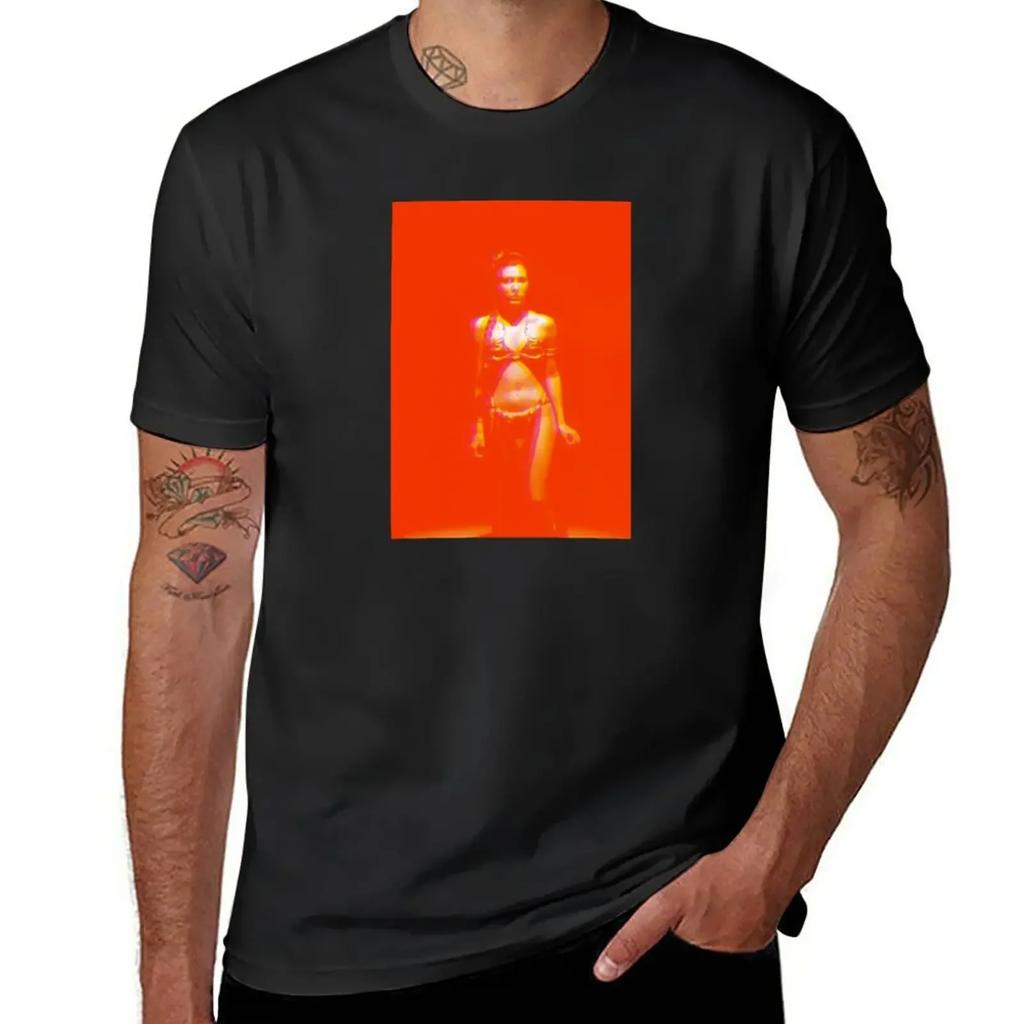 Leia in red T-Shirt blanks sports fans kawaii clothes t shirt for men