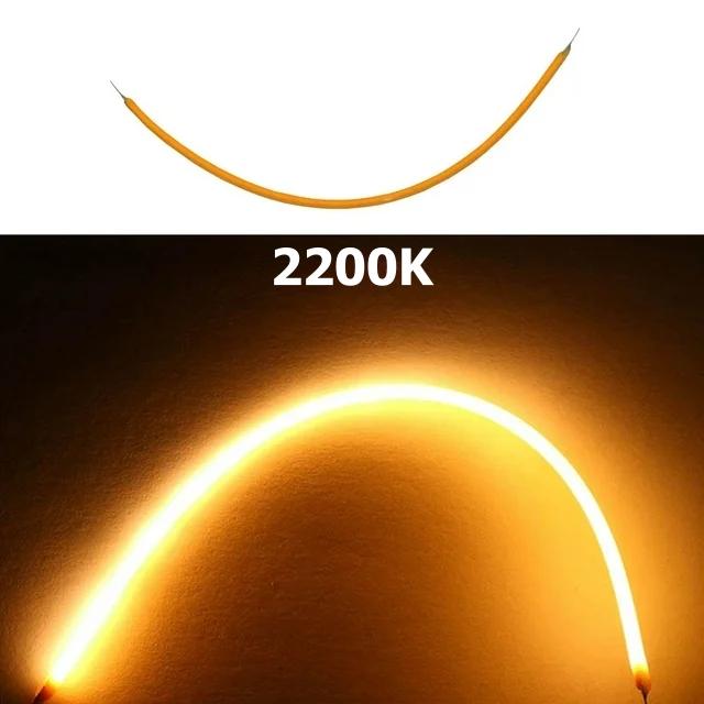 

10 шт. DC3V 130 мм/300 мм ретро-лампа Эдисона светодиодная нить накаливания части светодиодные диоды гибкая нить накаливания для рождественской декоративной лампы 10pcs-130mm