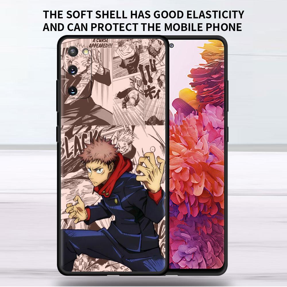 

Мягкий чехол для Samsung Galaxy Note 20 Ultra 10 Plus Lite A50 A70 A20 A40 A20e 9 8 A60 A10e Funda, чехол для телефона в стиле аниме Jujutsu Kaisen Samsung Note 8