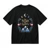 Women's Lightweight Classic T-Shirt Floral Peaks Celestial Graphic Design Tee