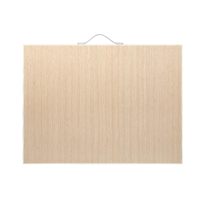 8K4 Sketch Drawing Board with Wooden Handle and Solid Mahogany Edge - Ideal for Quick Sketches and Studio Art.