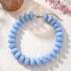1 Stück Bohème Mode Lässig Dopamin Acryl Perlen Halskette Anhänger Klobiger Schmuck Geeignet für Frauen