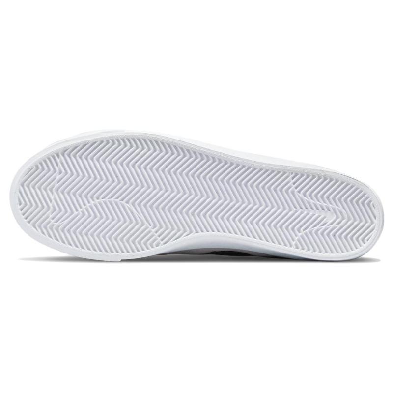 Nike Sb Blazer Court Mid Prm White Black Skateboard Shoes DM8553-100