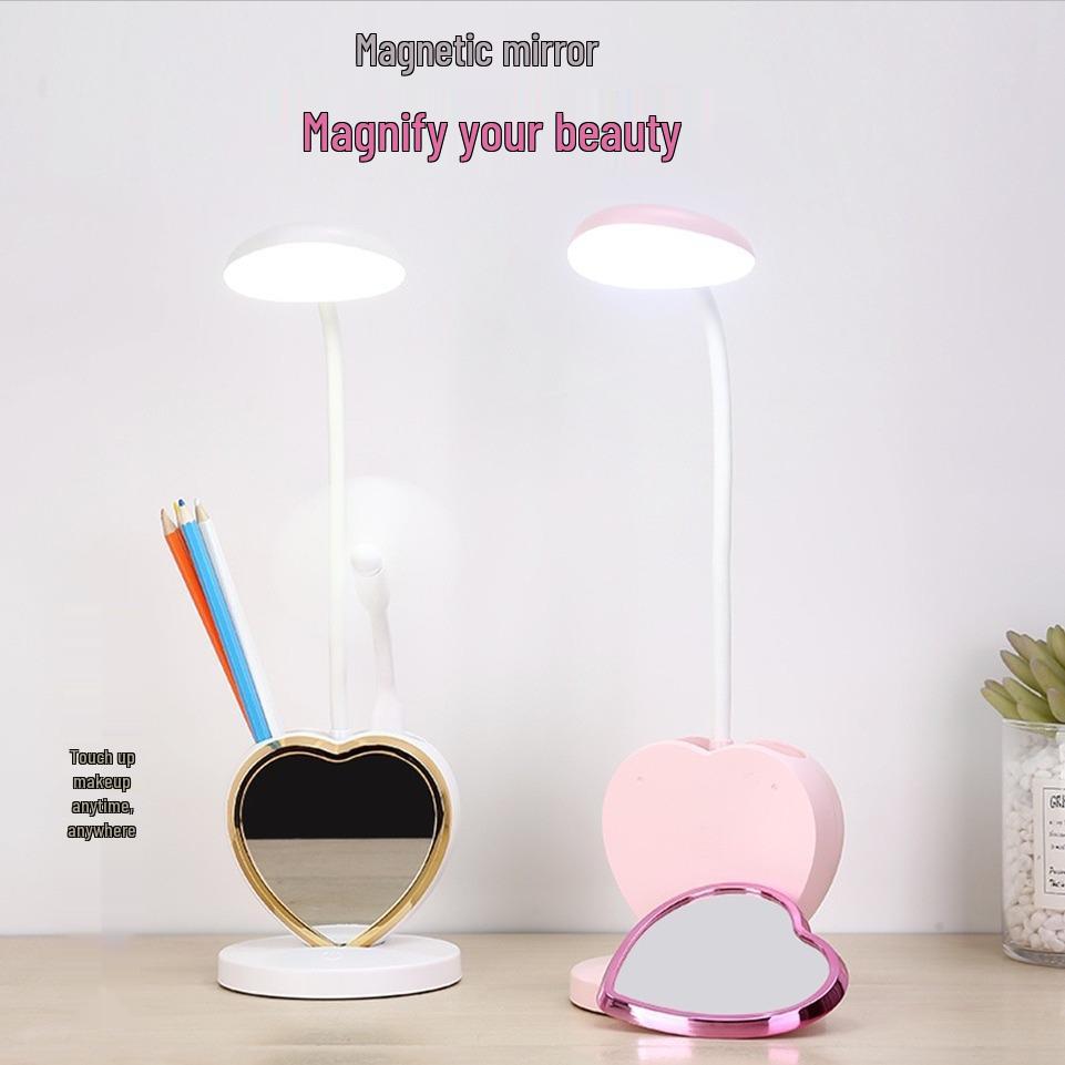 2025 Cross-border Multifunctional Eye-Protecting Desk Lamp, Magnetic Thumbs-Up Design, Heart Shape, Stepless Dimming