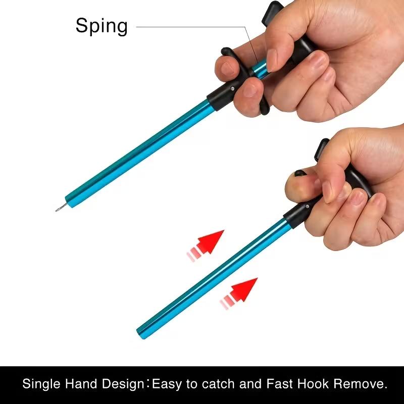 Fishing Hook Remover Tool Fishing Lure Remover Aluminum Tube Hook Detacher Portable Fish Hook Out Extractor
