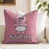 Kawaii OOpanchu Usagi Cushion Cover Eco Linen Pillow Case DoubleSided Print Breathable Durable Zipper Home Decor Gift