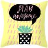 Tropical Style Fruit Cactus Printed Pillow Case Home Decor for Sofa Office Polyester Throw Pillow Cover Decorative Cushion Cover