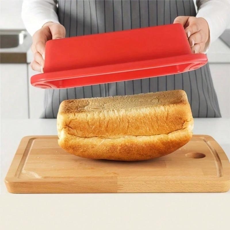 Rectangular Silicone Bread Mold Non-Stick Loaf Pan for Homemade Bread Cakes Durable Heat-Resistant Bakeware Suitable for Oven