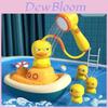 Waterplay Bath Toy Set With Water Wheel And Baby Duck Design For Toddlers
