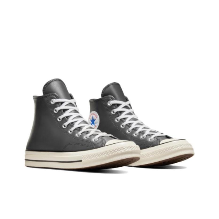 Converse Chuck 70 High Heritage Color Leather - Dark Matter Unisex Sneakers Grey Shadow-Purple A09479C