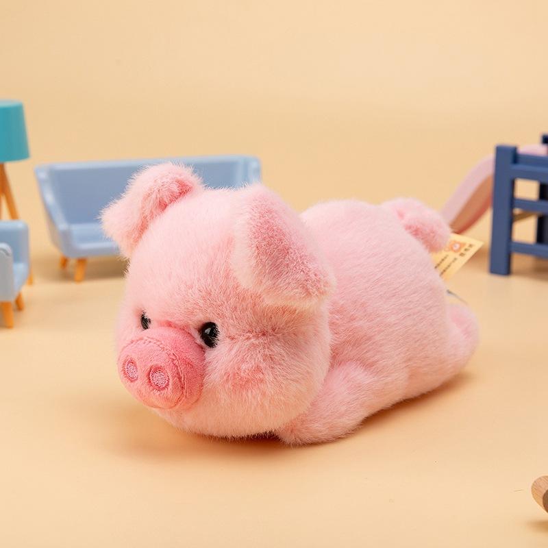 Cute Lying Down Elephant Koala Doll Plush Toy Capybara Doll Children Accompany Ragdoll Birthday Gift