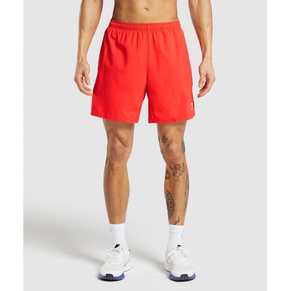 

GYMSHARK Arrival 7 Shorts Pow Red A2A1L RBS6