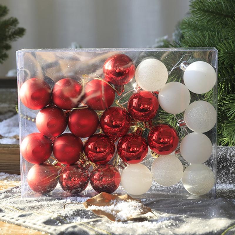 KX4B for Creative Christmas Plastic Christmas Balls Christmas Pendant Gifts for