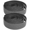 1 Pair Bike Handlebar Tape AntiSlip Elastic Bicycle Bike Cycling Handle Wraps Tape(Black White )
