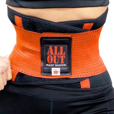 ALLOUT Waist Shaper Shape Up Belt for Men and Women (L, Orange)