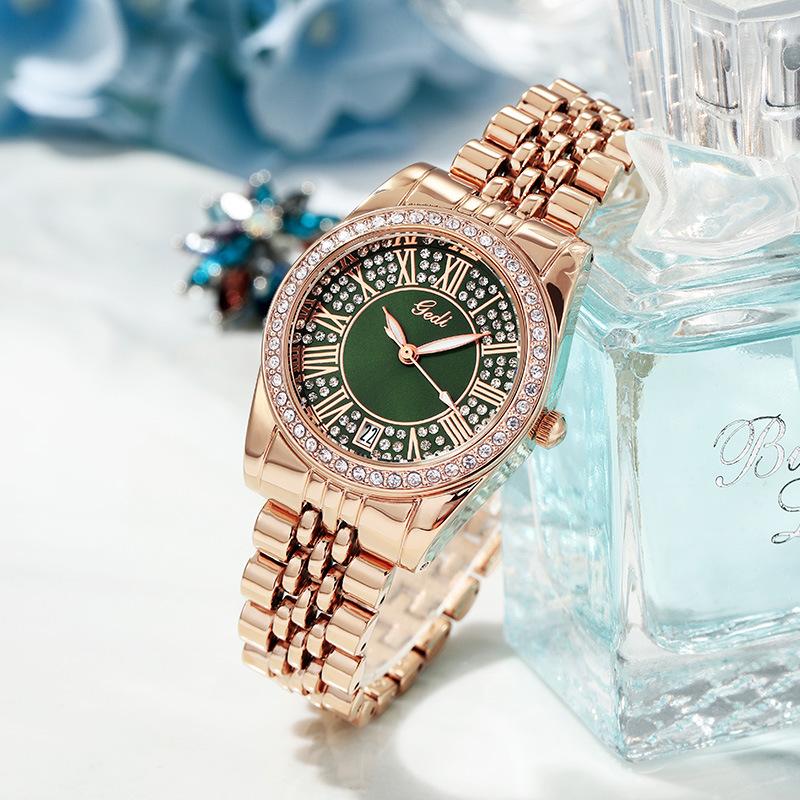 Gypsy fashion watch women s niche light luxury quartz steel belt watch