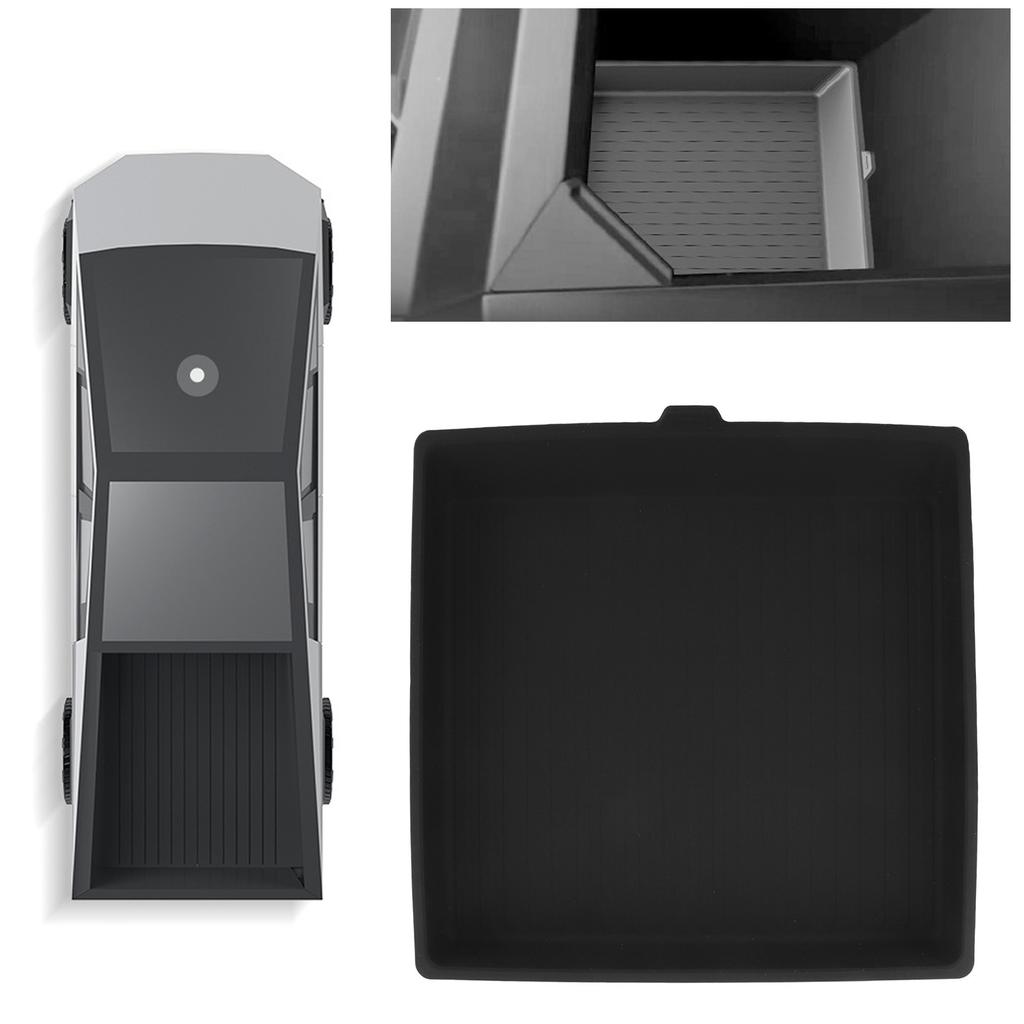 Tappetino Decorativo Antiscivolo per Vassoio Portaoggetti Bracciolo Console Centrale in Silicone per Veicolo