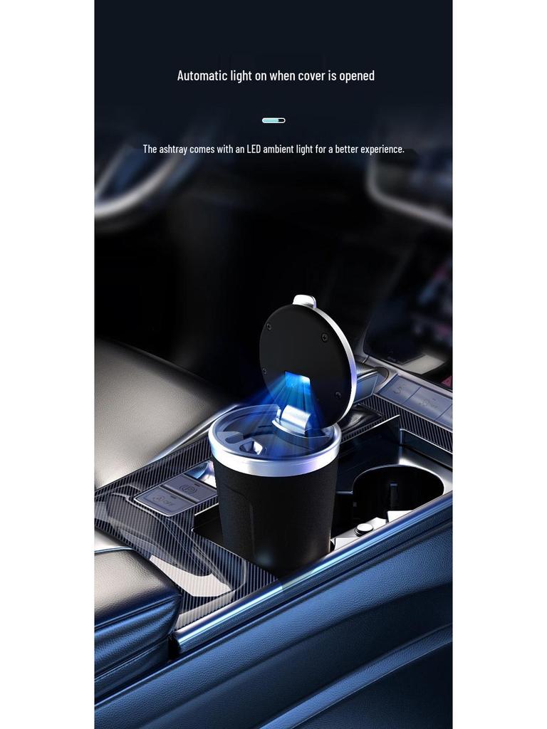 Changan Deepal SL03 S7 Car Ashtray: Metal Liner, Flame Retardant, Multi-functional, Personalized Design