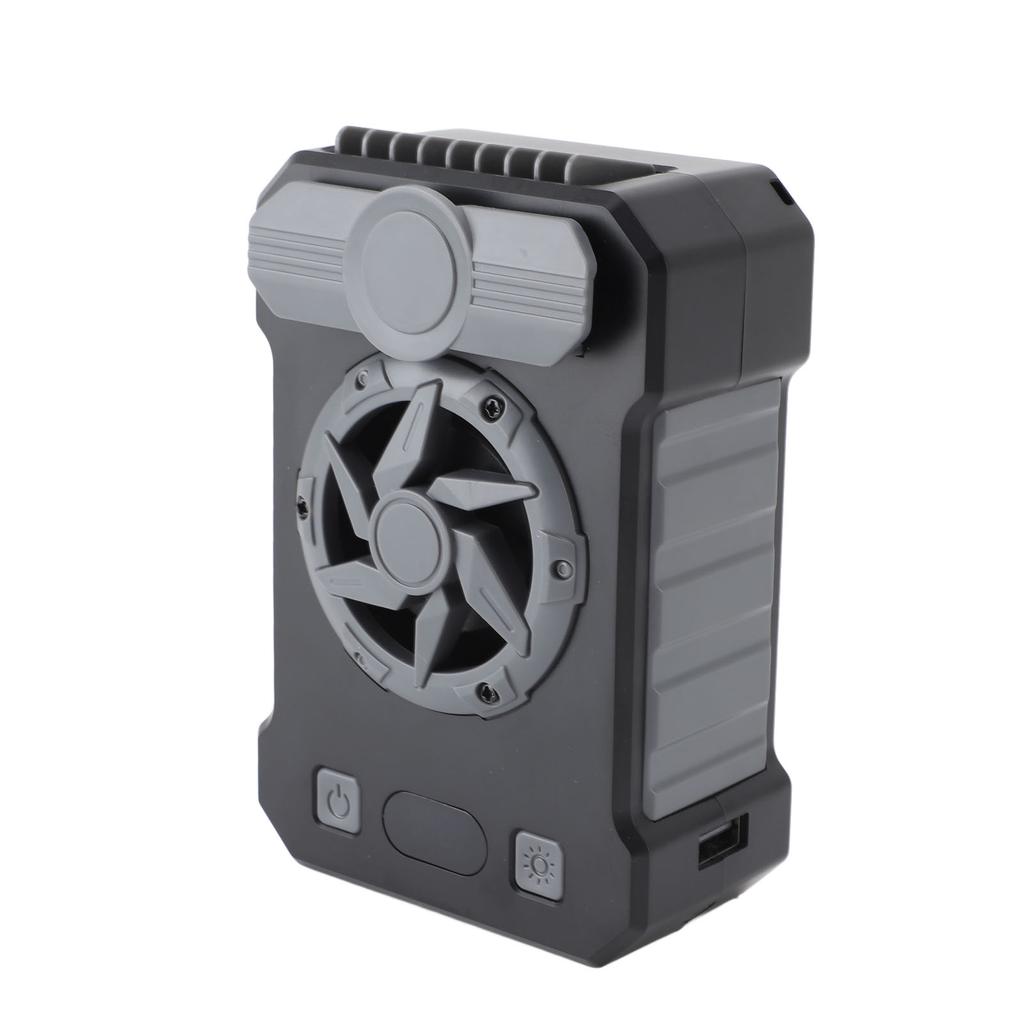 Taillenclip-Ventilator mit Lanyard 5 Geschwindigkeiten USB wiederaufladbar Tragbar Tragbar Nacken hängend Kühlventilator