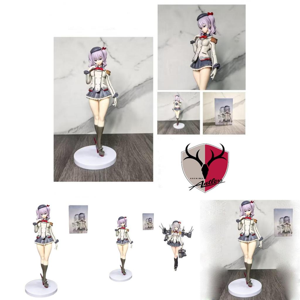 18cm Pvc Model Figure Beautiful Girl Kanmusume Kashima Standing Pose Anime Collectible Wholesale