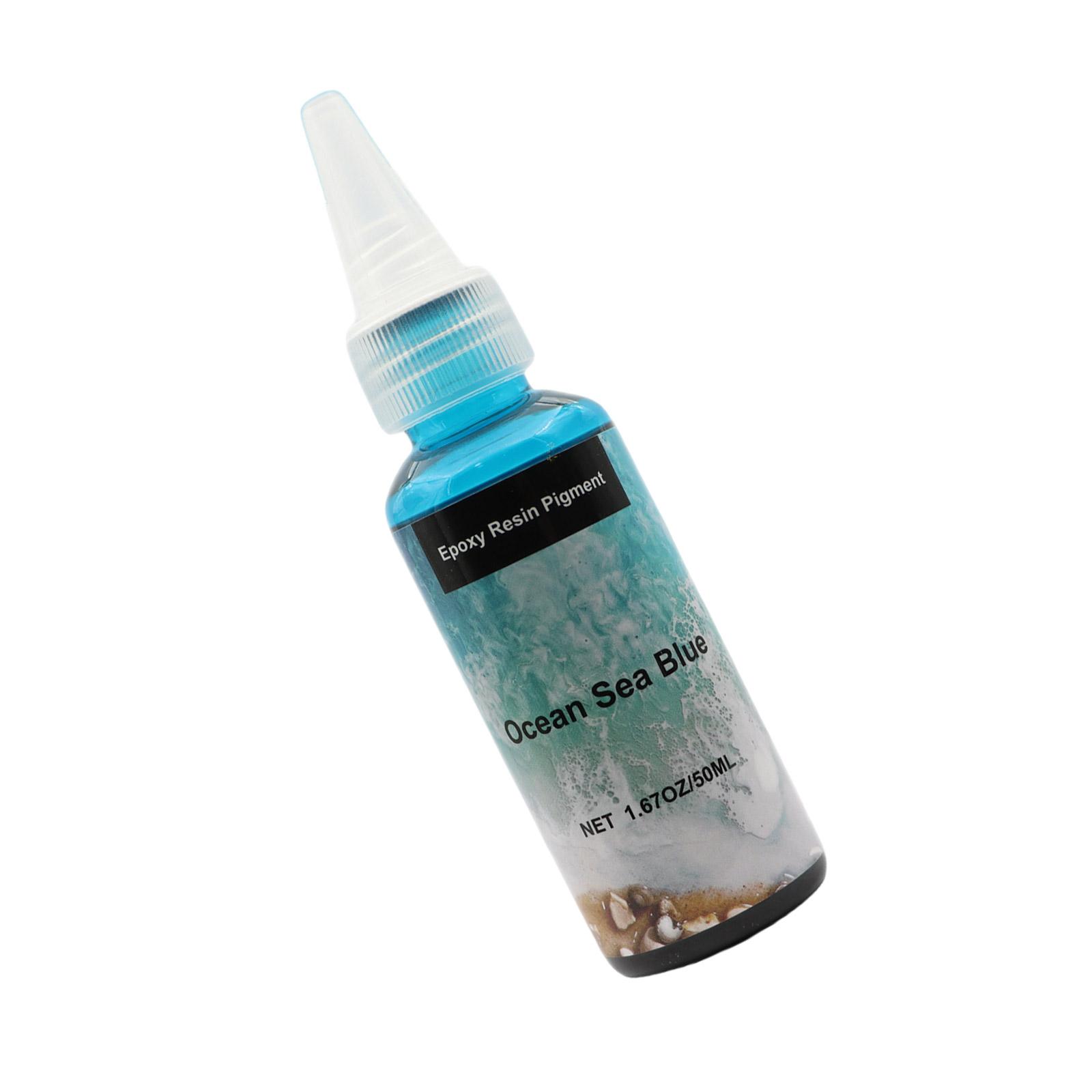 

Высококонцентрированные элегантные пигментные пасты на основе эпоксидной смолы 50 г. Аксессуары для создания морских волн и творческих проектов. синий