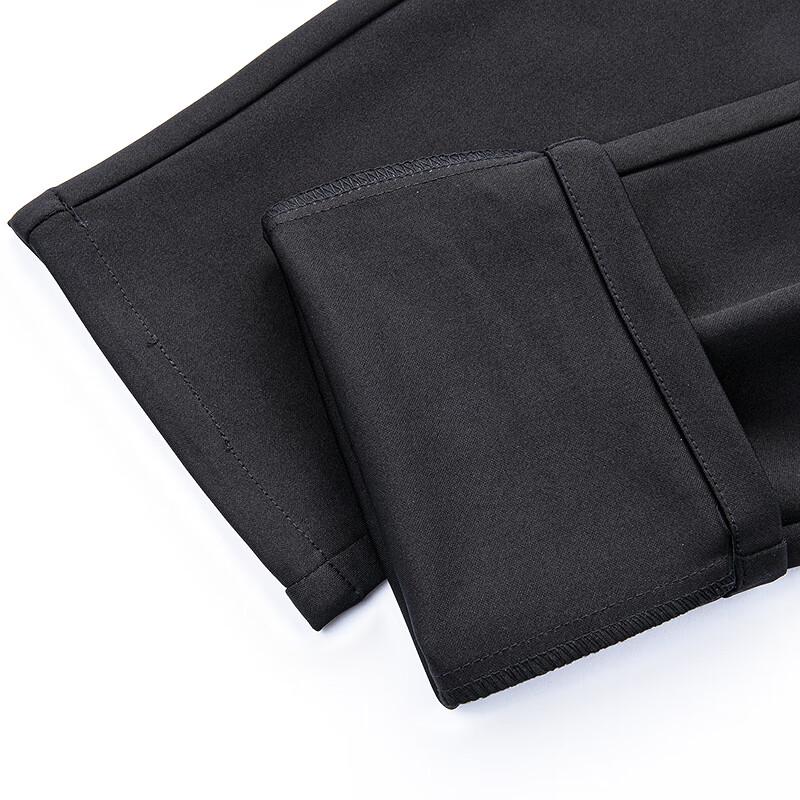 FAPAI Men's Easy-Care Four-Way Stretch Straight-Leg Casual Pants