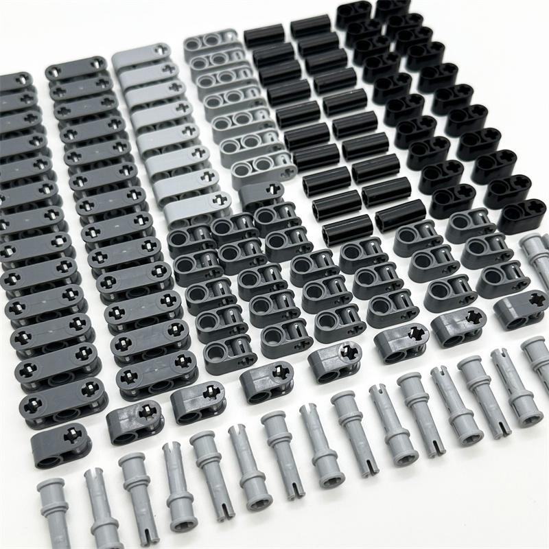 Technisches Rad Reifen Stifte Platte Set Bausteine Kompatibel 42003 32184 32054 Enlighten MOC Montage Partikel Ziegel Spielzeug