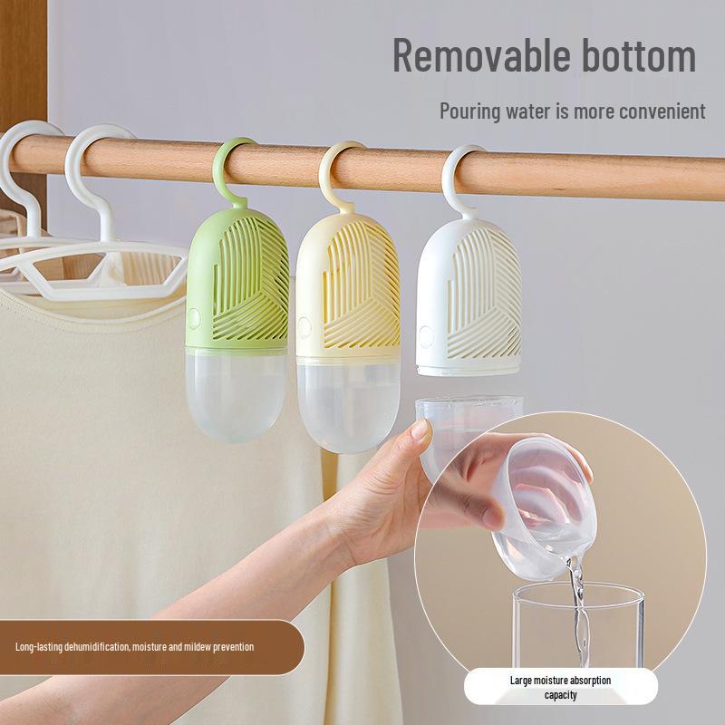 Hanging Dehumidifier Bag - Moisture Absorber for Wardrobe and Dormitory Use