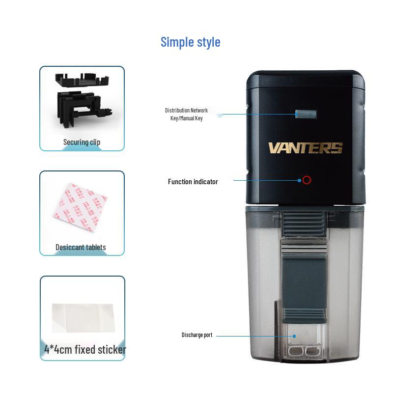 

Умная автоматическая кормушка для рыб с Wi-Fi и таймером для золотых рыбок и черепах White Box/English Manual