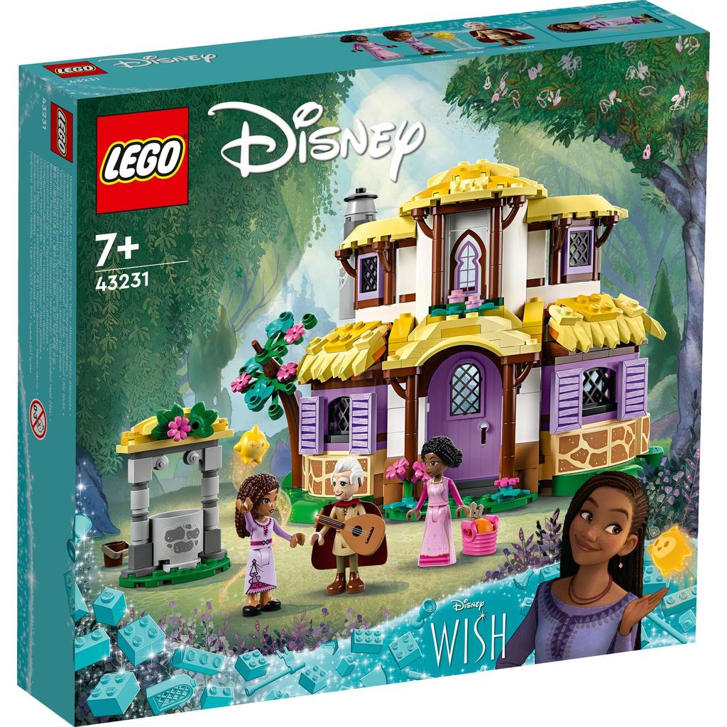 LEGO Disney Princess Cottage 43231 Toy Block Present Princess Princess Fantasy Girl 7 Years Old Asha's ~