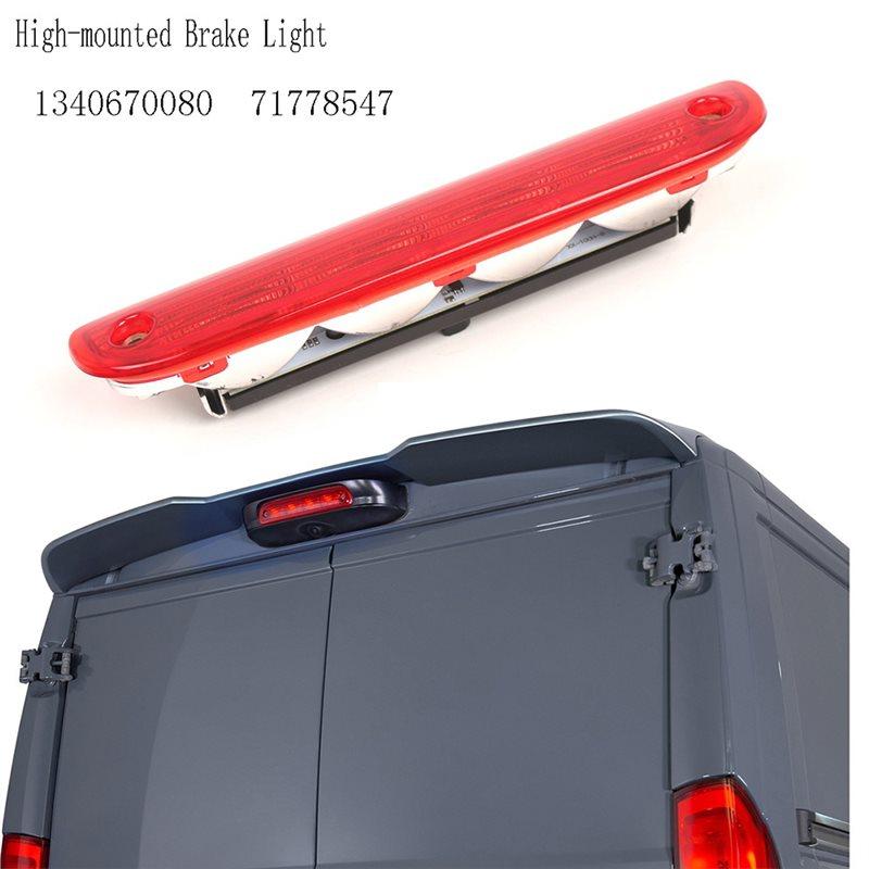 High-Mounted Brake Light 1340670080 71778547 For FIAT Ducato Boxer 2007- 2026 Third Additional Brake Light Red