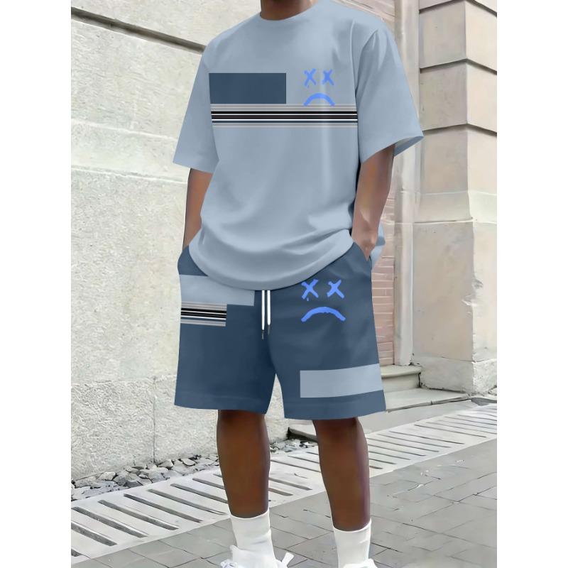Color Block Trendy Men s Suit S
