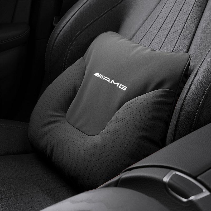 AMG Autositz Rückenlehne Kopfstütze Nacken Halswirbelsäule Lendenwirbelsäule Unterstützung für Mercedes Benz A B C E G CLA W211 W203 W204 W210 W124 C260 C30