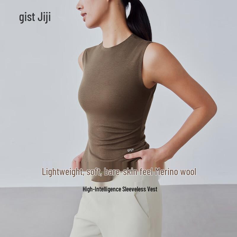 Gigt Women s Breathable Wool Blend Yoga Vest L