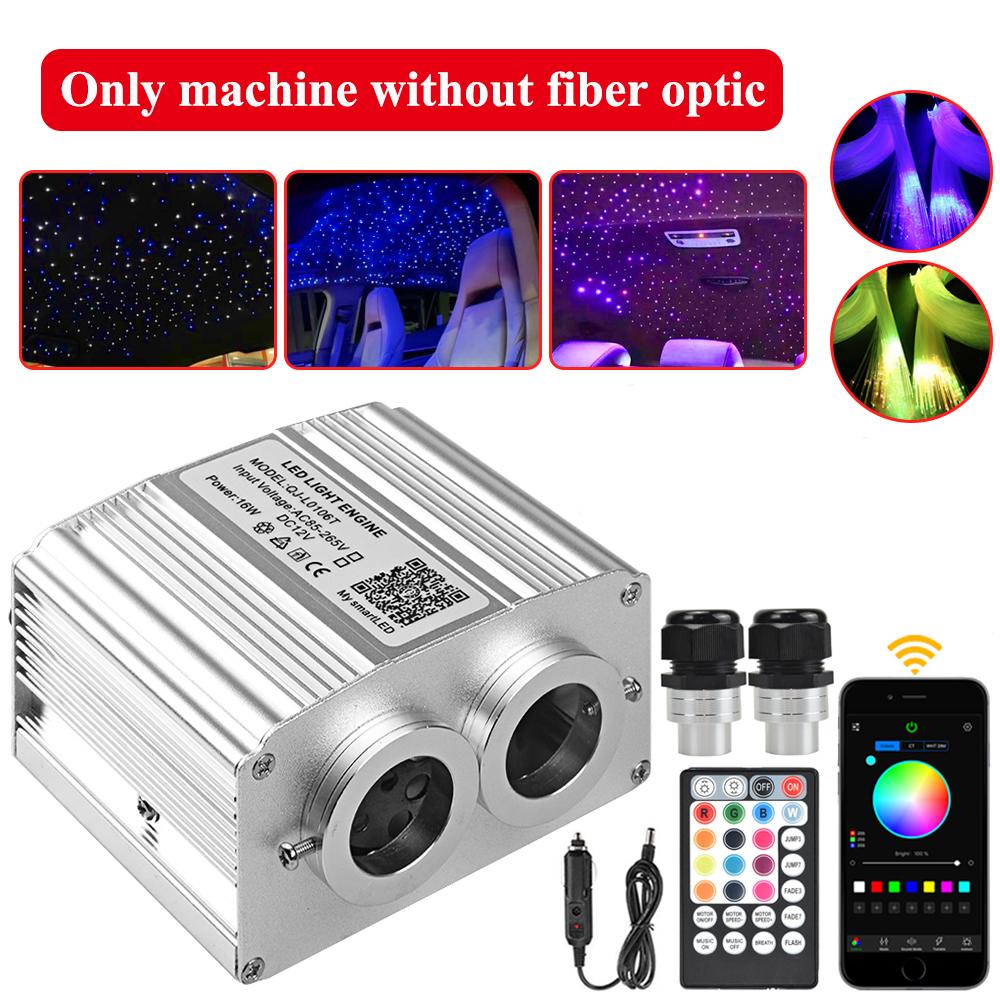 New 16W Twinkle Starry Sky Car Star Ceiling Light RGBW Fiber Optic Light Led Star Roof Interior Atmosphere Light Car Home Decor