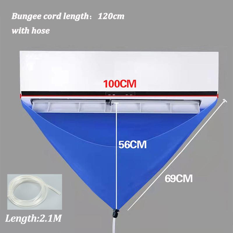 Air Conditioner Cleaning Cover Kit Clean Tool Waterproof Dust Protection Cleaning Cover Bag with Water Pipe For Household